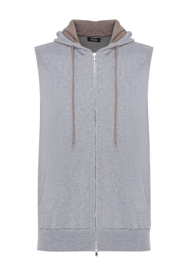 Tombolini man cotton vest gray for men купить с ценами и фото 172868 - photo 1