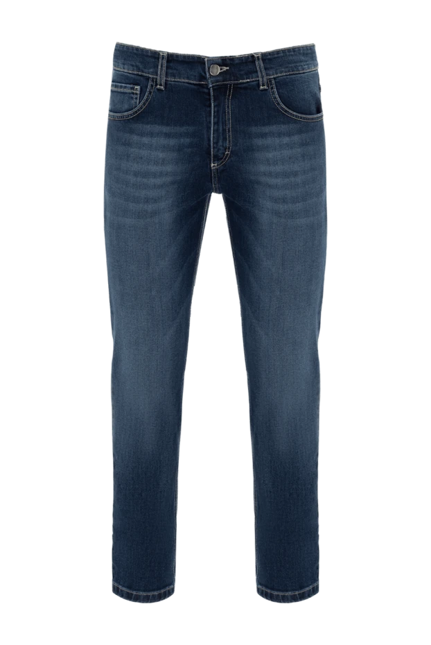 Tombolini man cotton and elastane blue jeans купить с ценами и фото 172876 - photo 1