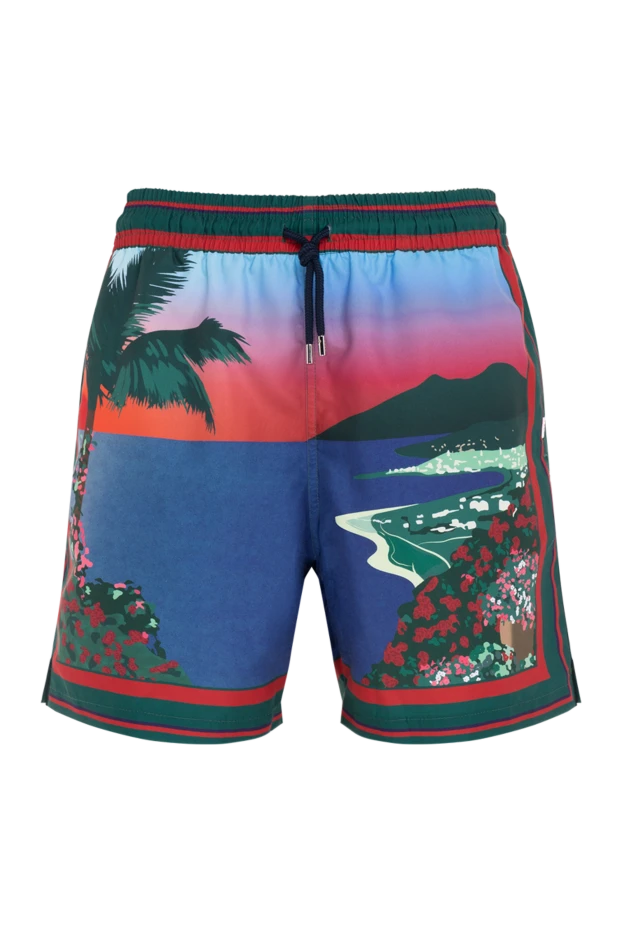 Derek Rose man blue polyester swim shorts for men купить с ценами и фото 172881 - photo 1