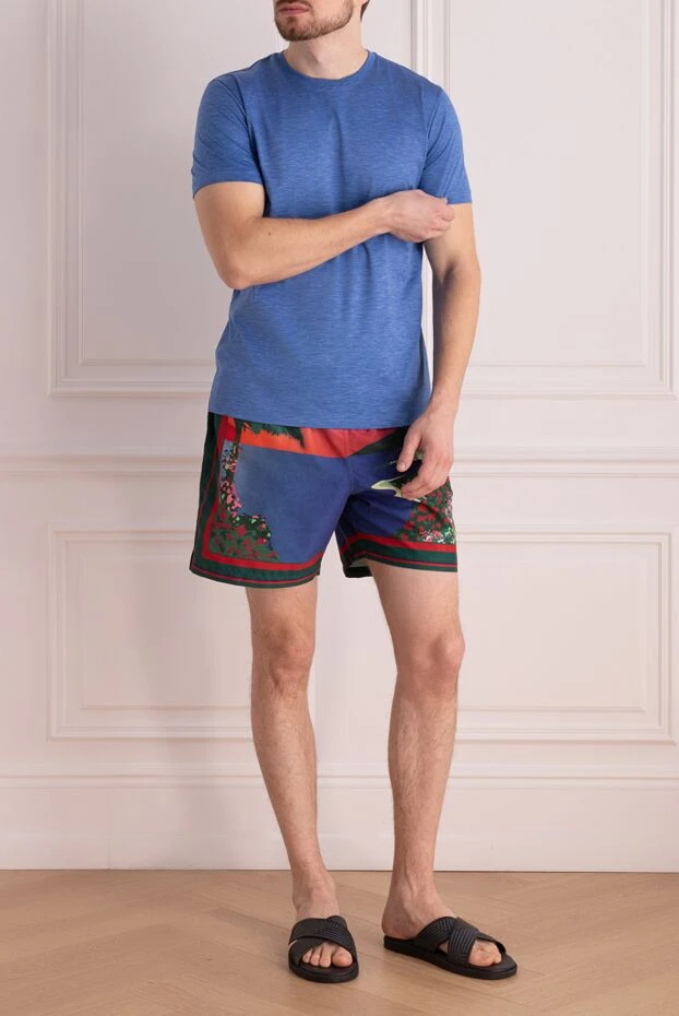 Derek Rose man blue polyester swim shorts for men купить с ценами и фото 172881 - photo 2