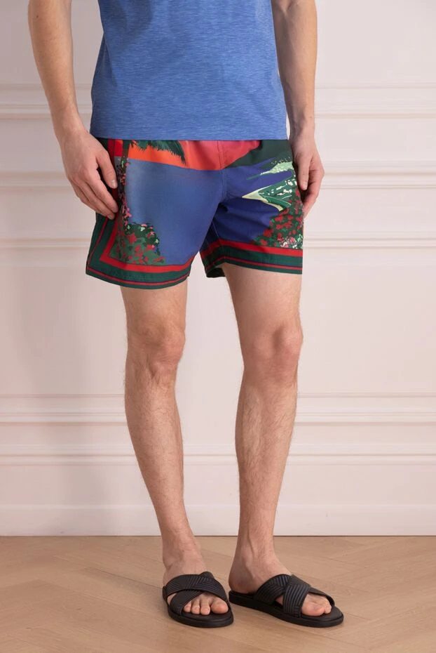 Derek Rose man blue polyester swim shorts for men купить с ценами и фото 172881 - photo 2