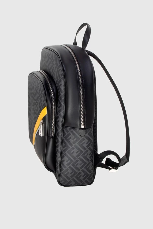 Fendi рюкзак с монограммным покрытием и жёлтой вставкой на фронтальном кармане
 172895 - фото 3