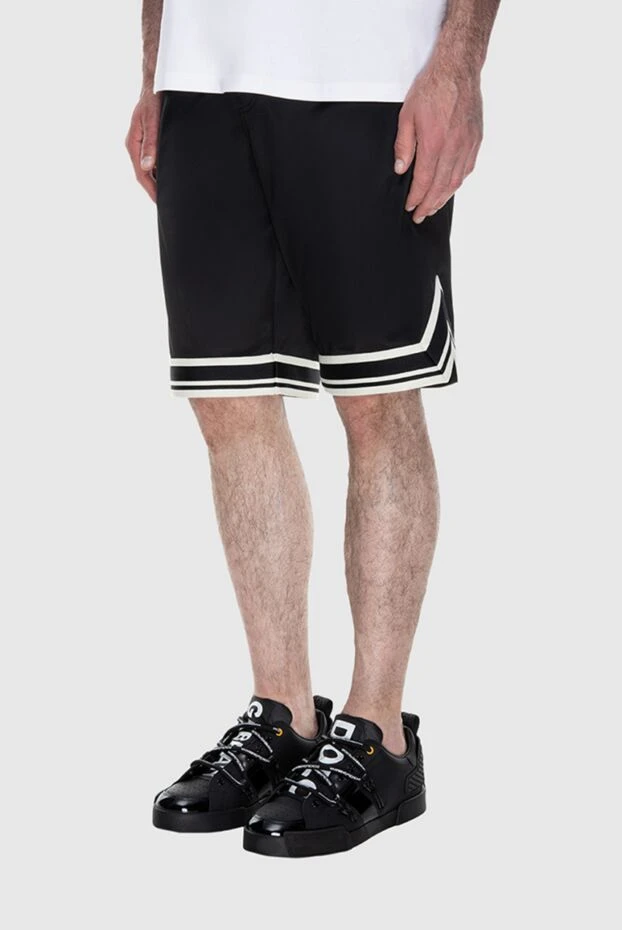 Dolce & Gabbana man black polyamide shorts for men купить с ценами и фото 172914 - photo 2