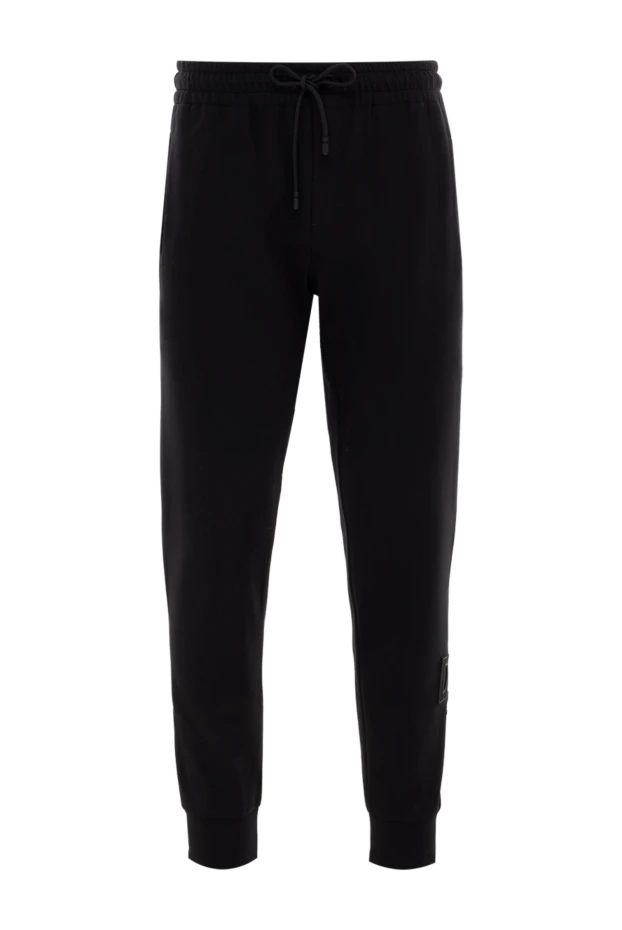 Dolce & Gabbana man men's sports trousers made of cotton and polyamide, black купить с ценами и фото 172923 - photo 1