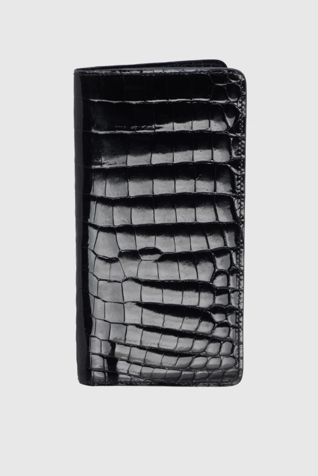 Визитница из кожи крокодила с мелкой чешуей - фото 1