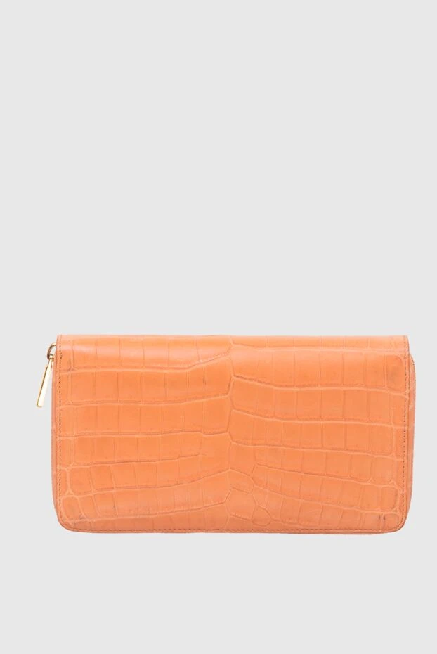 Stefano Ricci клатч мужской из кожи крокодила бежевый 172975 - фото 3