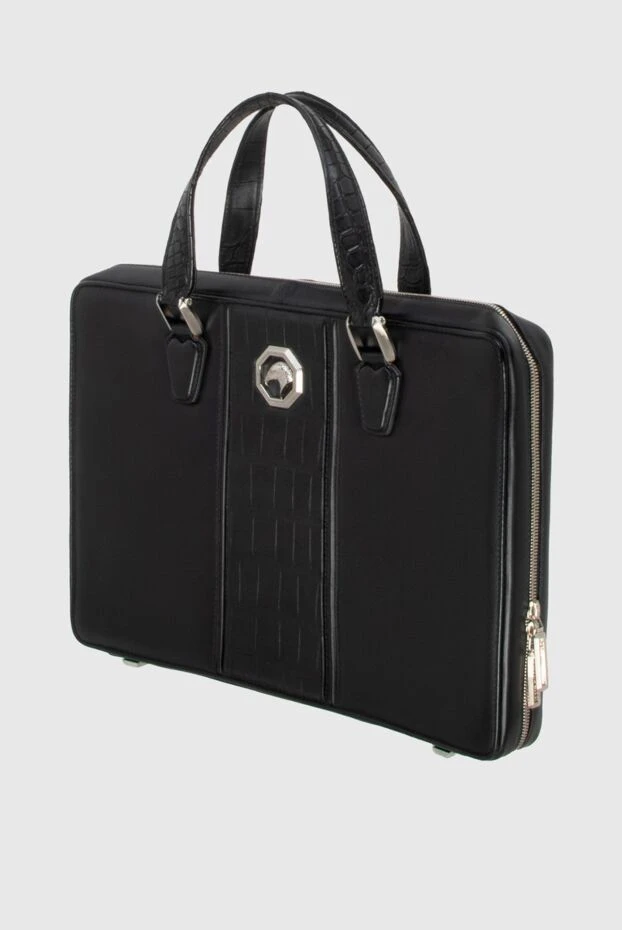Stefano Ricci портфель из кожи черный мужской 172982 - фото 3