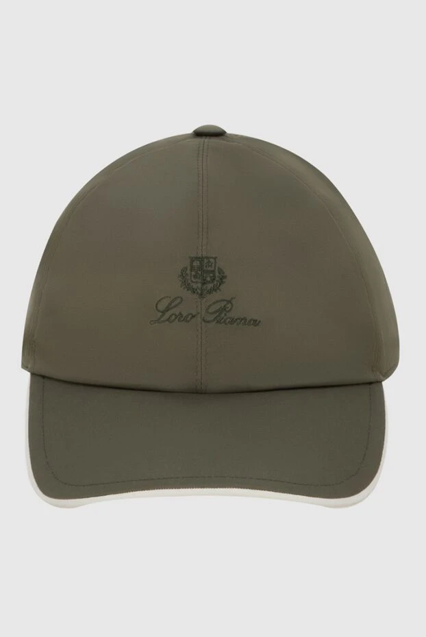 Loro Piana man green polyester cap for men купить с ценами и фото 172988 - photo 1