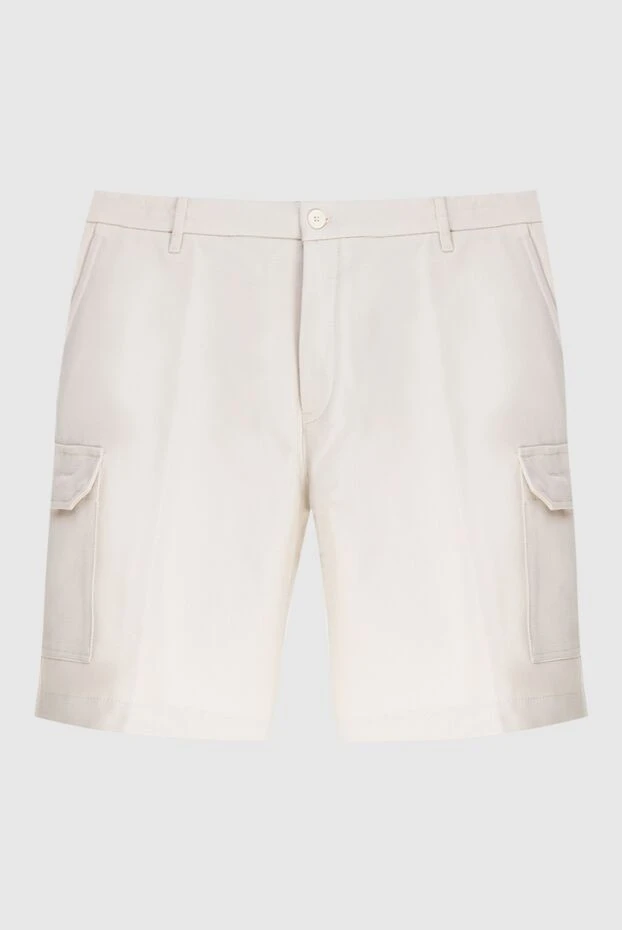 Loro Piana man beige cotton shorts for men купить с ценами и фото 173018 - photo 1