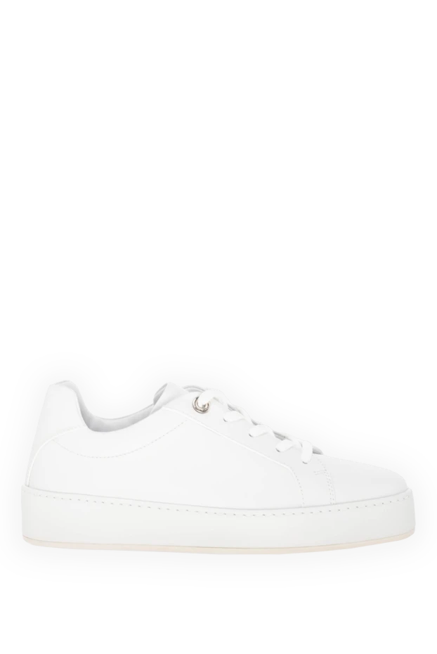 Loro Piana woman white leather sneakers for women купить с ценами и фото 173021 - photo 1