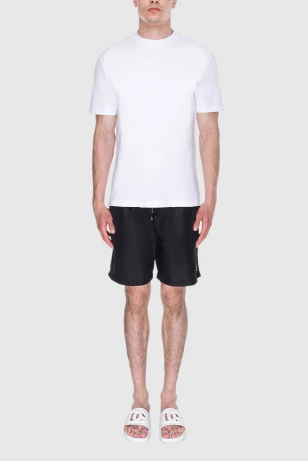 Dolce & Gabbana man men's black polyester beach shorts купить с ценами и фото 173031 - photo 2