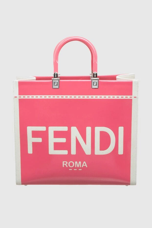 Fendi Әйелдер қызғылт тоқыма сөмке. әйелдер купить с ценами и фото 173055 - фото 1