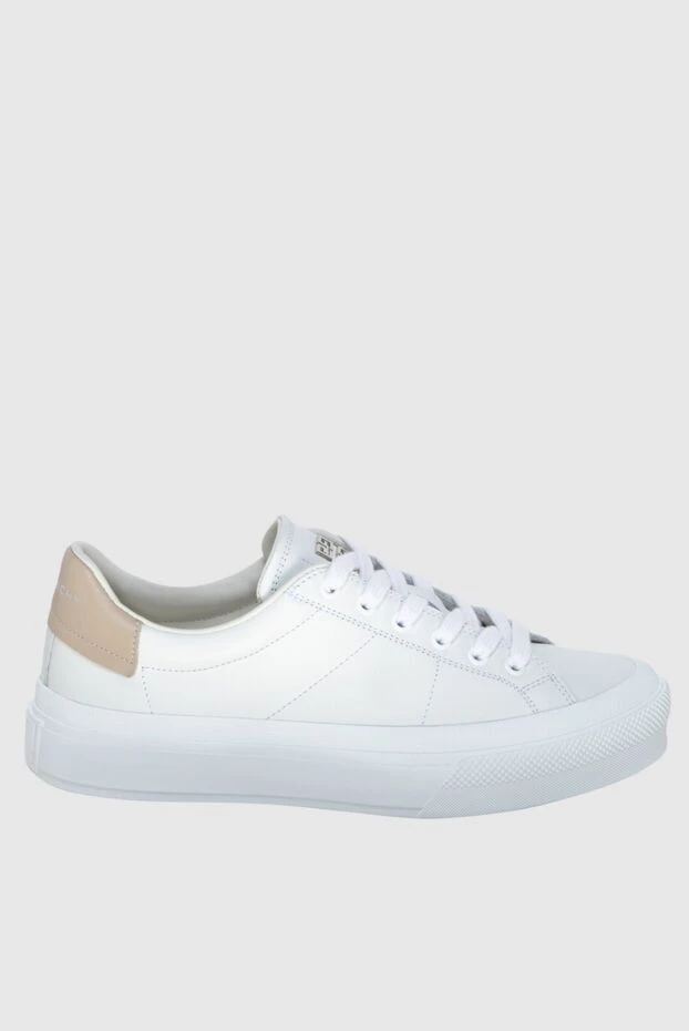 Givenchy woman white leather sneakers for women купить с ценами и фото 173082 - photo 1