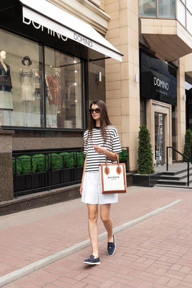 Celine очки женские солнцезащитные коричневые в форме cat-eye 173088 - фото 3