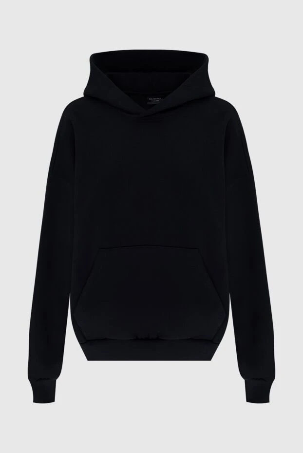 Balenciaga woman cotton hoodie black for women купить с ценами и фото 173094 - photo 1