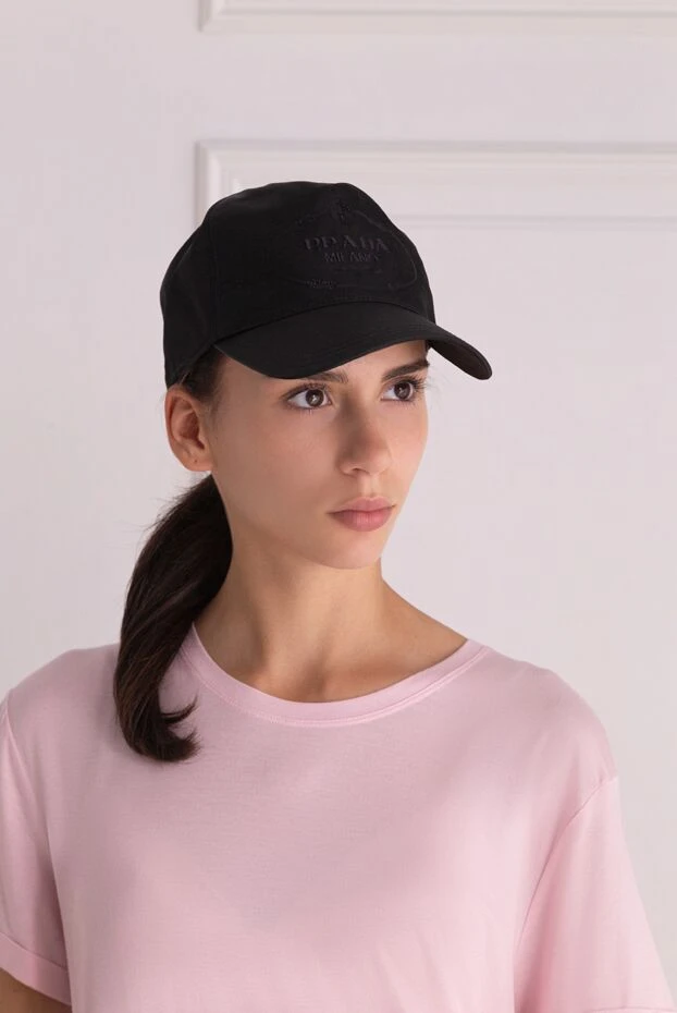 Prada woman black polyamide cap for women купить с ценами и фото 173105 - photo 2