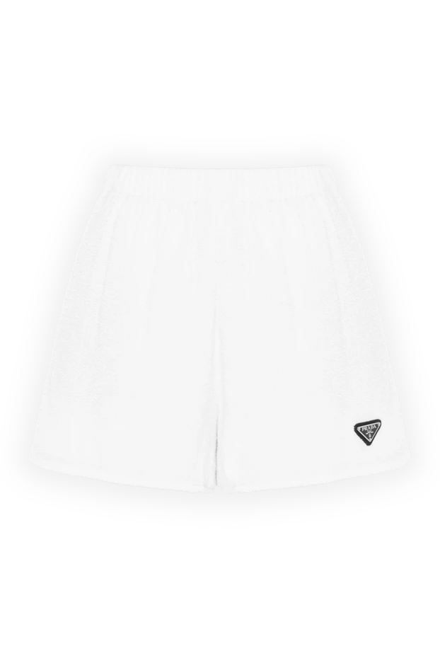 Prada woman white cotton shorts for women 173107 - photo 1