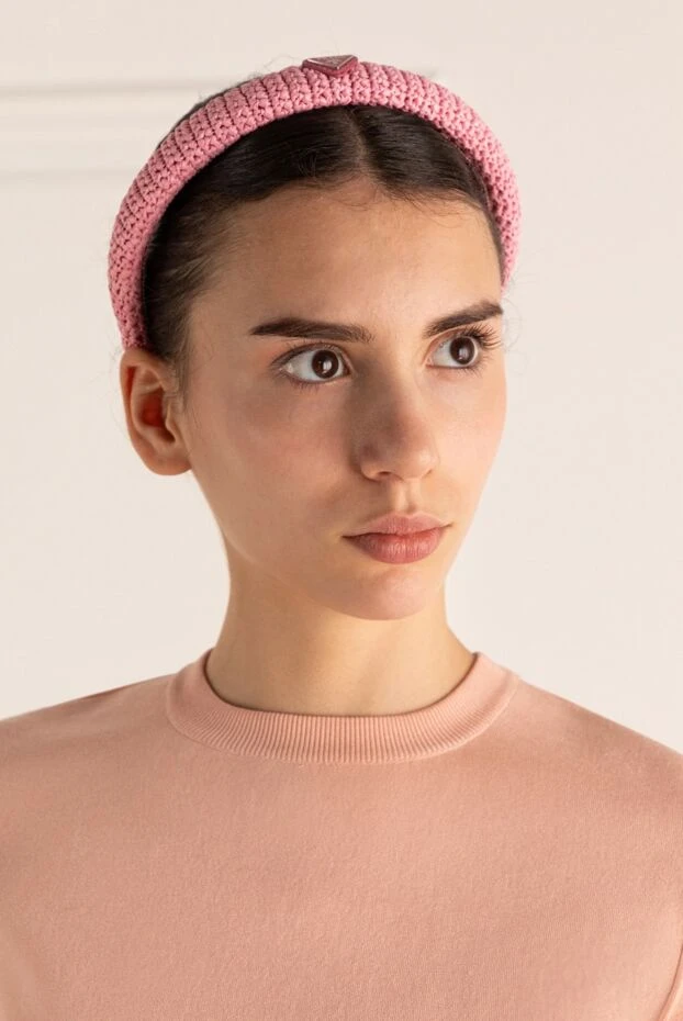 Prada woman pink hair band for women купить с ценами и фото 173111 - photo 2