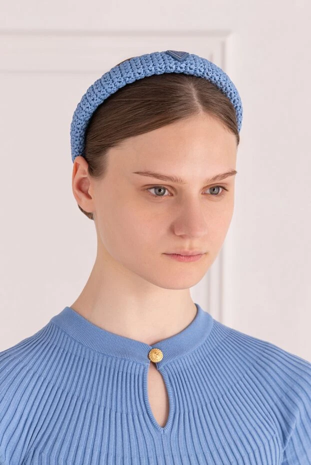 Prada woman blue hair band for women купить с ценами и фото 173112 - photo 2