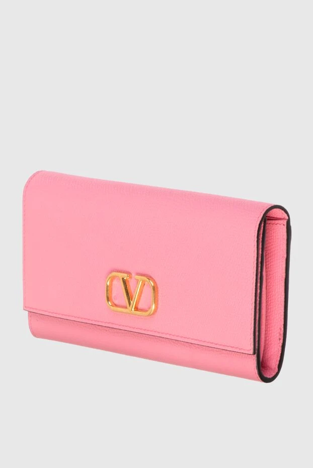 Valentino woman pink leather wallet for women купить с ценами и фото 173138 - photo 2