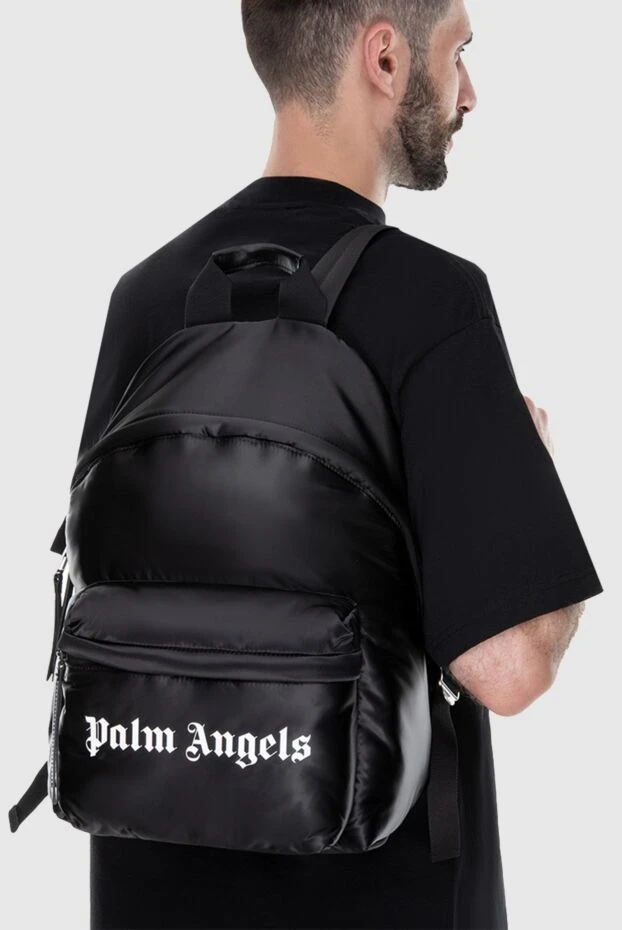 Palm Angels man polyester backpack black for men купить с ценами и фото 173157 - photo 2