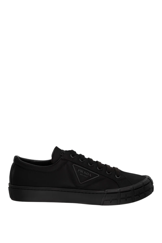 Men's sneakers with matte finish and signature emblem
- photo 1