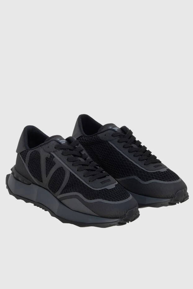 Valentino black sneakers with a massive sole and honeycomb weave
 173168 - photo 3
