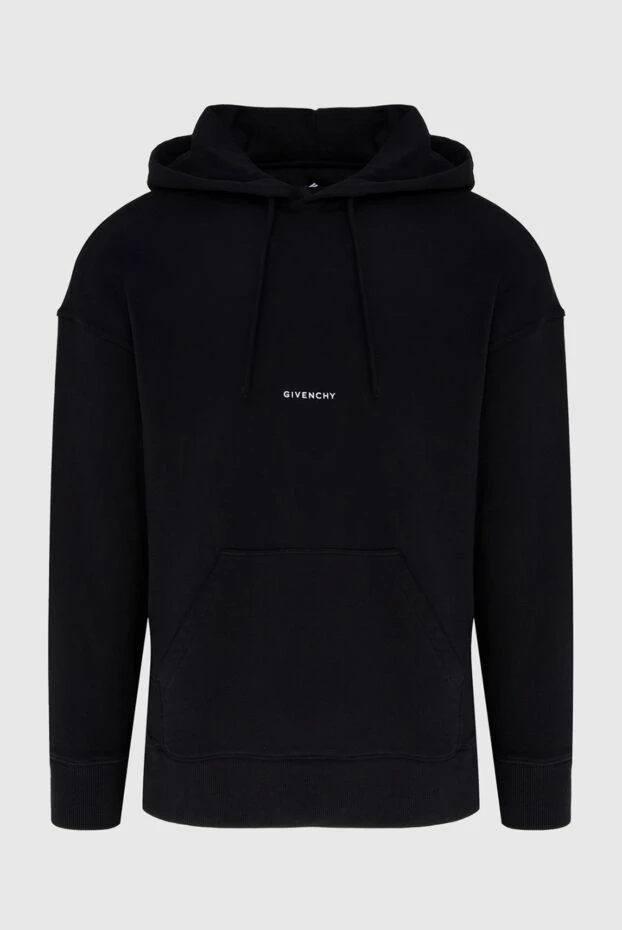 Givenchy man men's cotton hoodie black купить с ценами и фото 173176 - photo 1