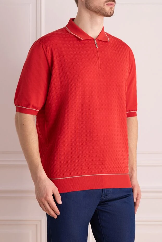 Stefano Ricci поло на молнии с рельефной вязкой и эластичным поясом
 173234 - фото 3