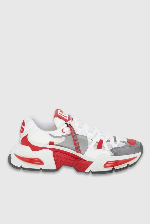 Логотипі бар қызыл және ақ ерлерге арналған кроссовкалар - фото 1