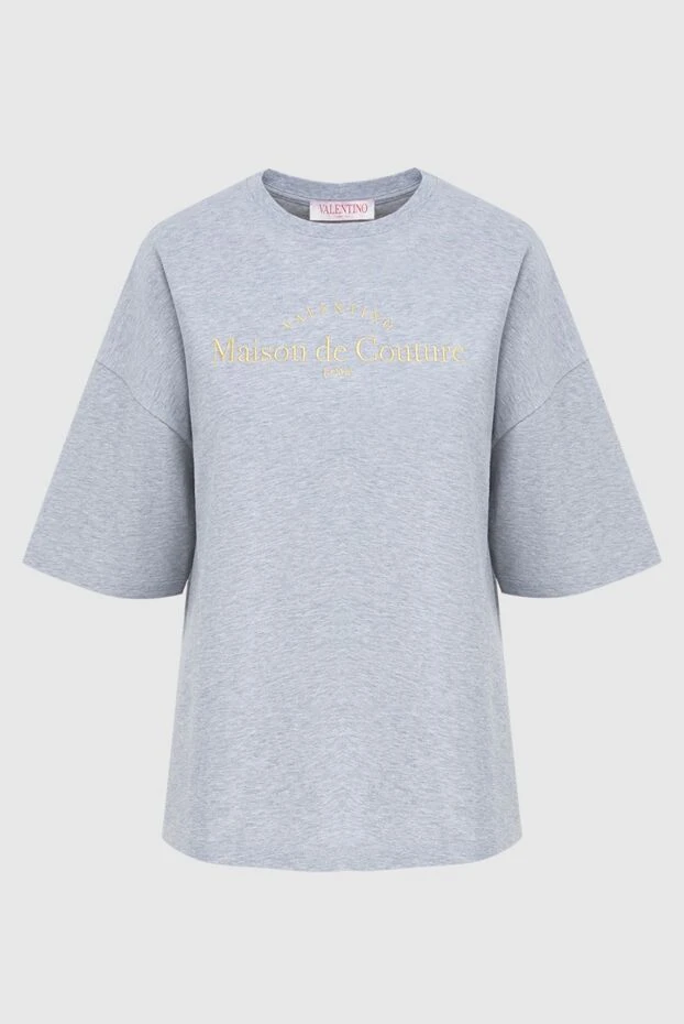 Valentino woman t-shirt gray for women купить с ценами и фото 173346 - photo 1