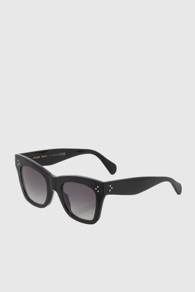 Celine woman black plastic sunglasses 180657 - photo 3