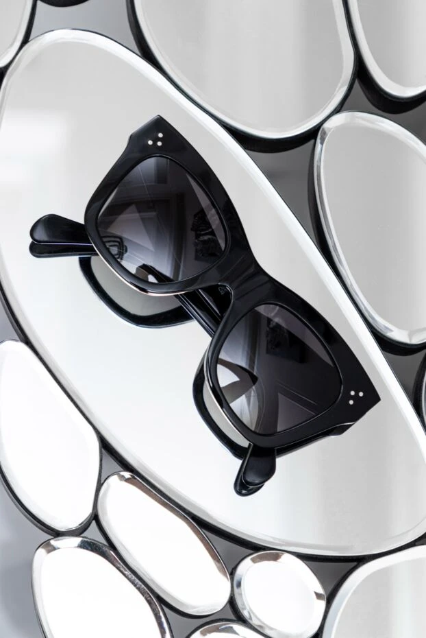 Очки Catherine солнцезащитные cat-eye черные - фото 2