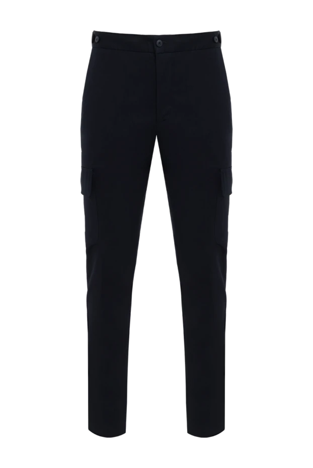 Cesare di Napoli man black trousers for men купить с ценами и фото 173382 - photo 1