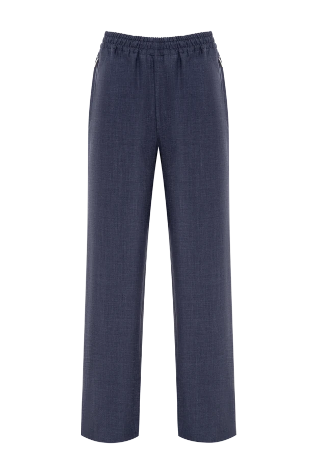 Cesare di Napoli man men's blue trousers 173385 - photo 1