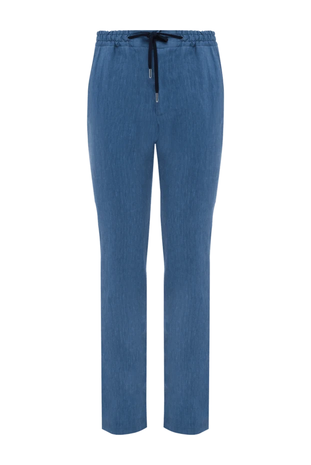 Cesare di Napoli man men's blue trousers купить с ценами и фото 173386 - photo 1