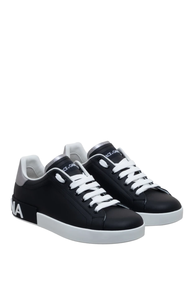 Dolce & Gabbana man black cotton and polyester sneakers for men 174272 - photo 3