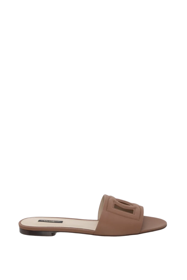 Dolce & Gabbana woman sandals brown for women купить с ценами и фото 173425 - photo 1