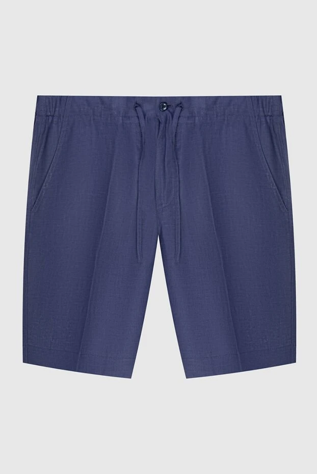 Loro Piana man men's purple linen shorts купить с ценами и фото 173461 - photo 1