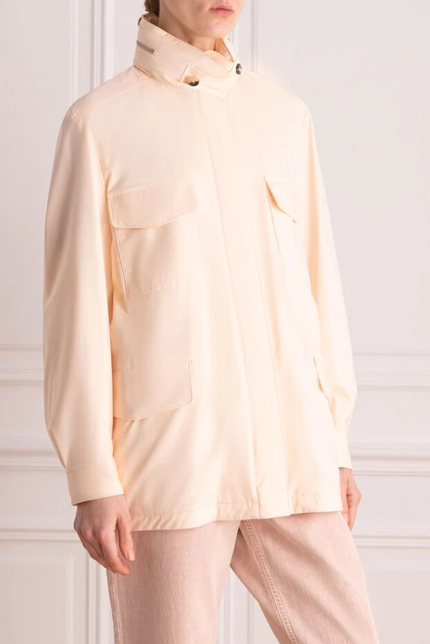 Loro Piana ветровка из полиамида розовая женская 173465 - фото 3