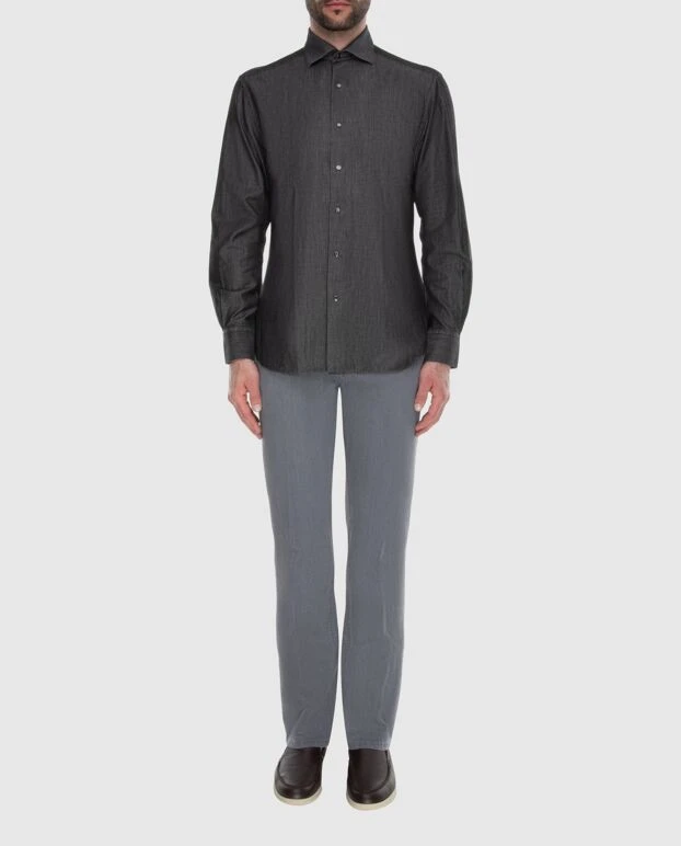 Stefano Ricci men's basic shirt gray 173516 - photo 2