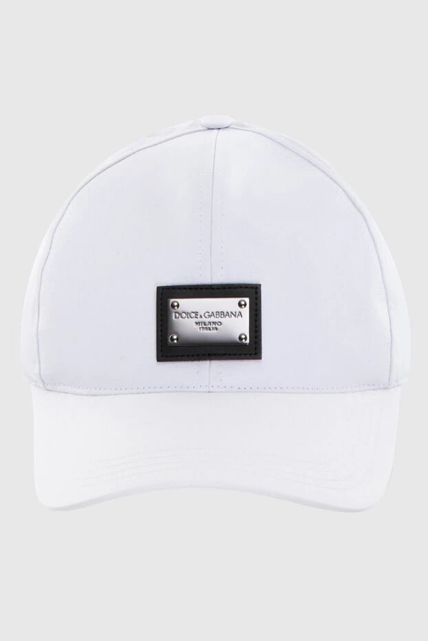 Dolce & Gabbana man white cotton and elastane cap for men купить с ценами и фото 173569 - photo 1