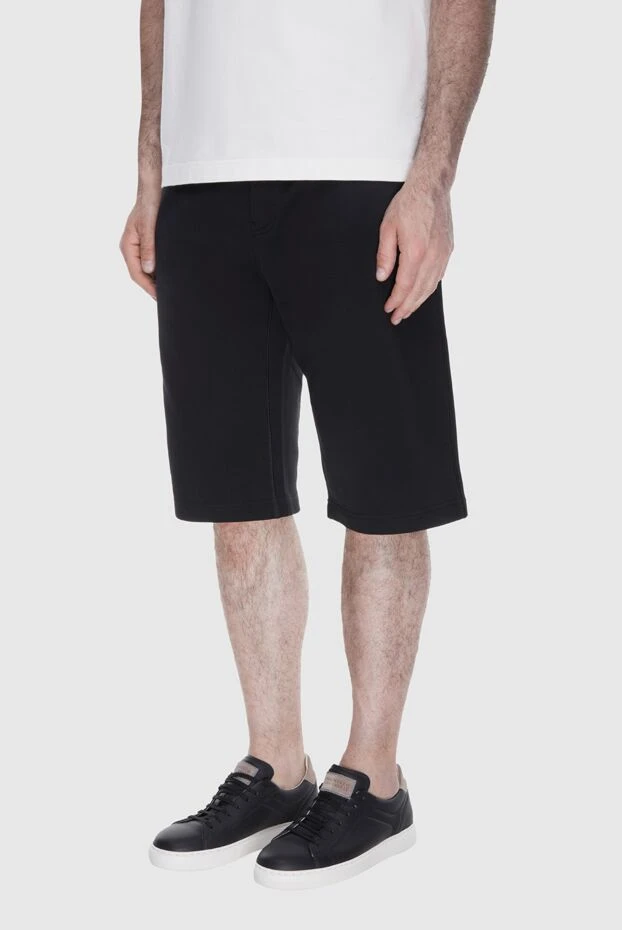 Dolce & Gabbana man black cotton shorts for men купить с ценами и фото 173571 - photo 2