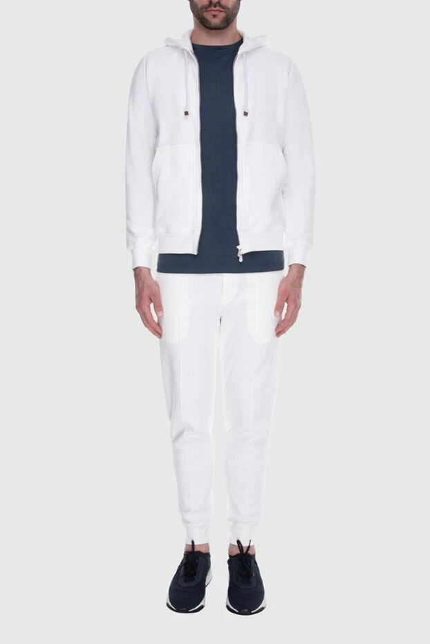 Brunello Cucinelli стильный спортивный костюм с декоративными швами и двусторонней молнией 173584 - фото 2
