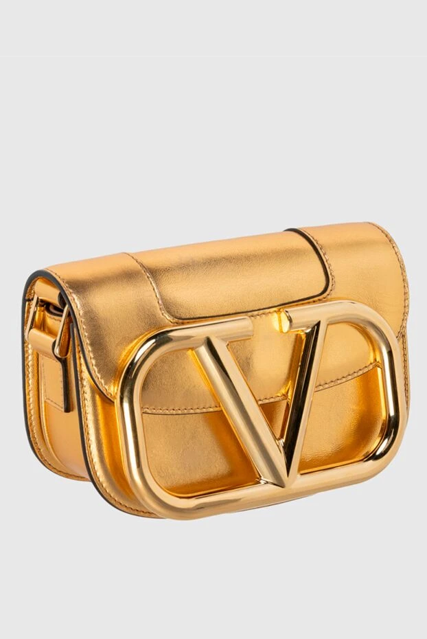 Valentino supervee ұсақ түйіршіктелген бұзау терісінен жасалған иық сөмкесі 173635 - фото 3