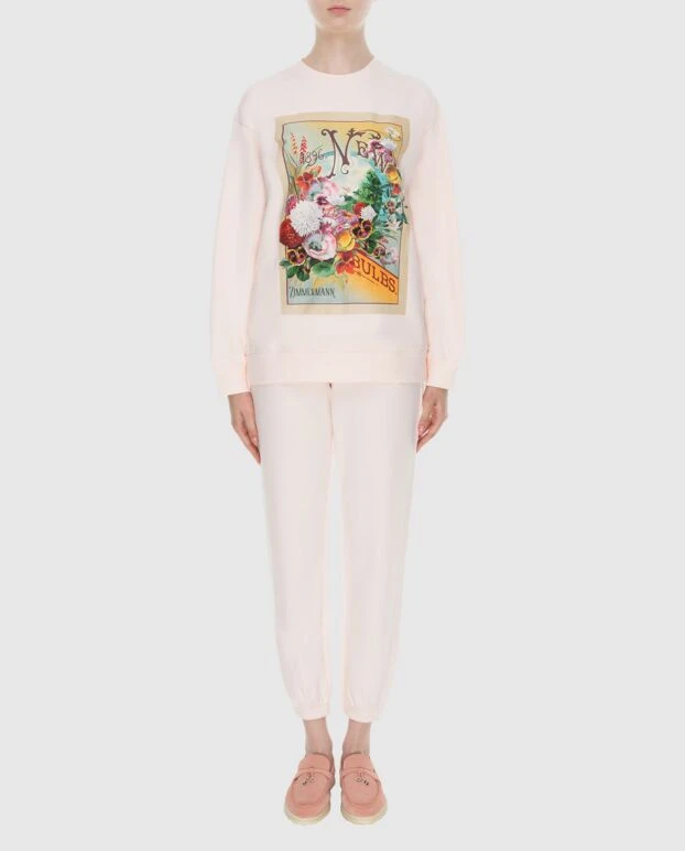 Zimmermann костюм прогулочный из хлопка и полиэстера розовый женский 173675 - фото 2