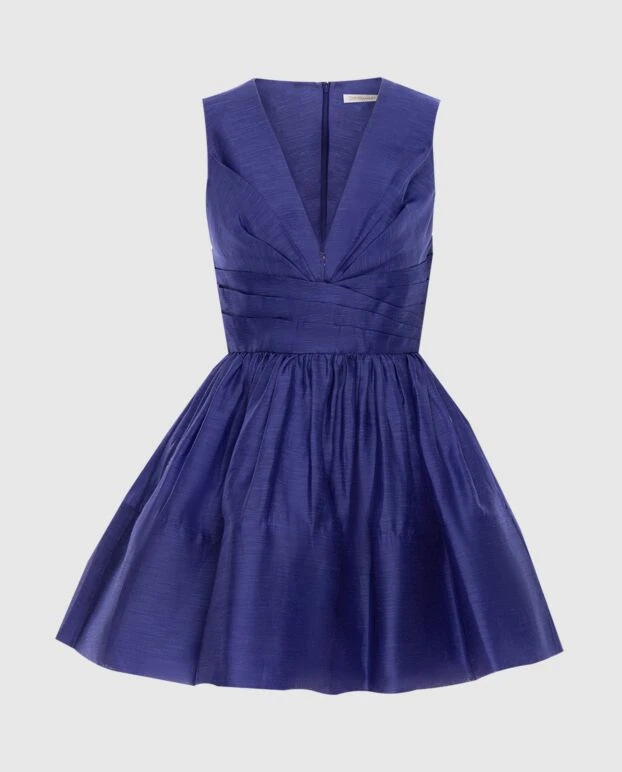 Әйелдерге арналған күлгін V-мойын шағын көйлек - фото 1