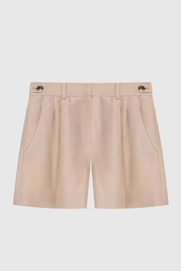 Loro Piana woman shorts beige for women купить с ценами и фото 173704 - photo 1