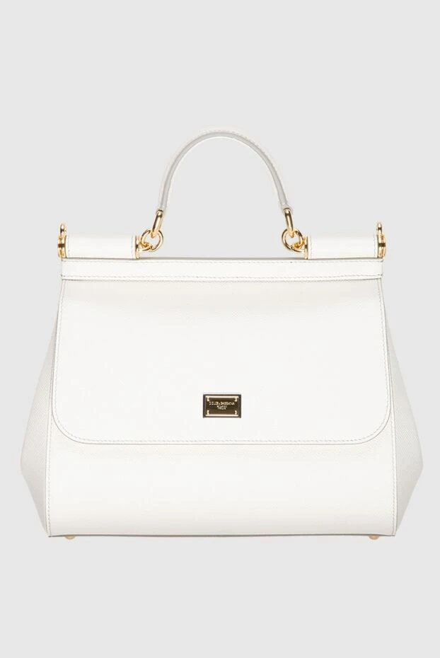 Dolce & Gabbana woman white leather bag for women купить с ценами и фото 173754 - photo 1