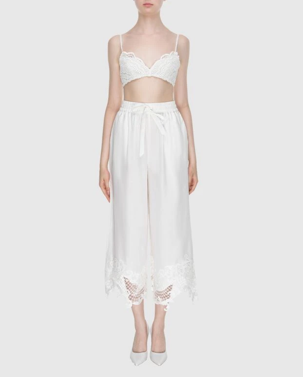 Zimmermann браллет женский белый с кружевом 173789 - фото 2